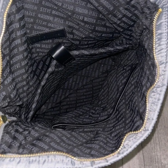 Steve Madden Nylon Quilted Backpack Travel Bag - Picture 8 of 10